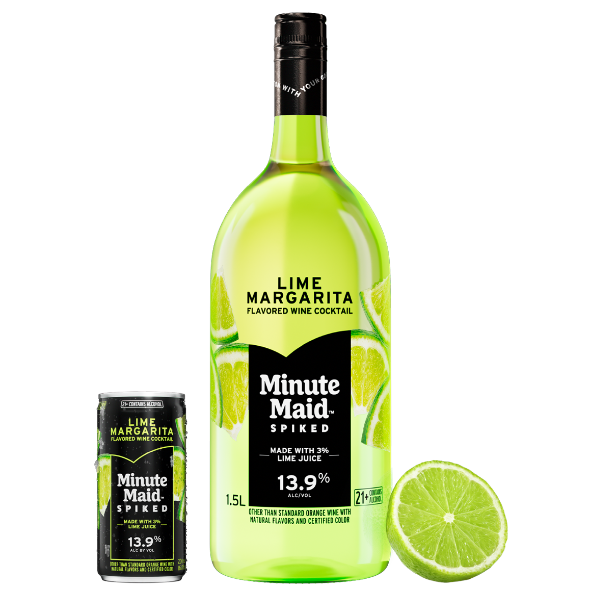 minute made spiked lime margarita