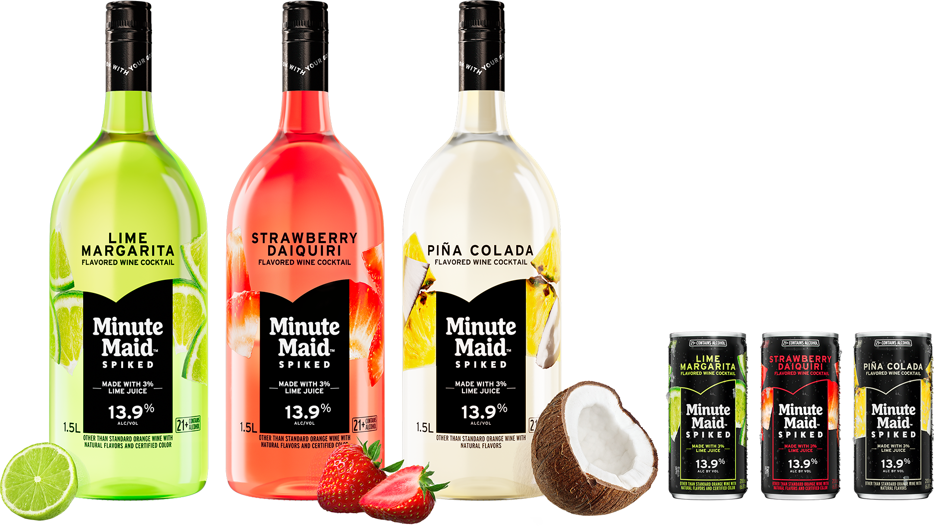 minute maid spiked product lineup